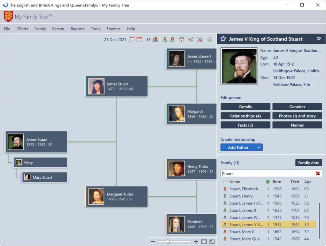 My Family Tree for Windows - Build Your Family History