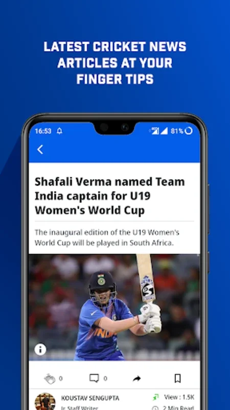 CricTracker for Android - Stay Updated with Live Cricket