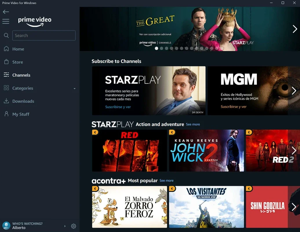 Amazon Prime Video for Windows - Enjoy Diverse Content