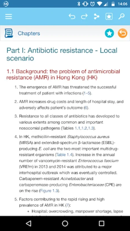 IMPACT for Android - A Critical Antimicrobial Reference Tool