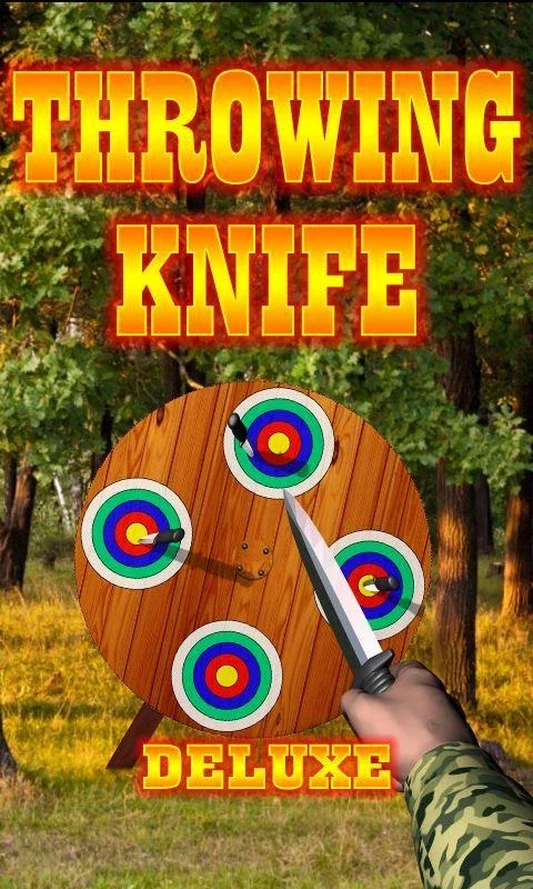 Throwing Knife deluxe for Android - Test Your Skills