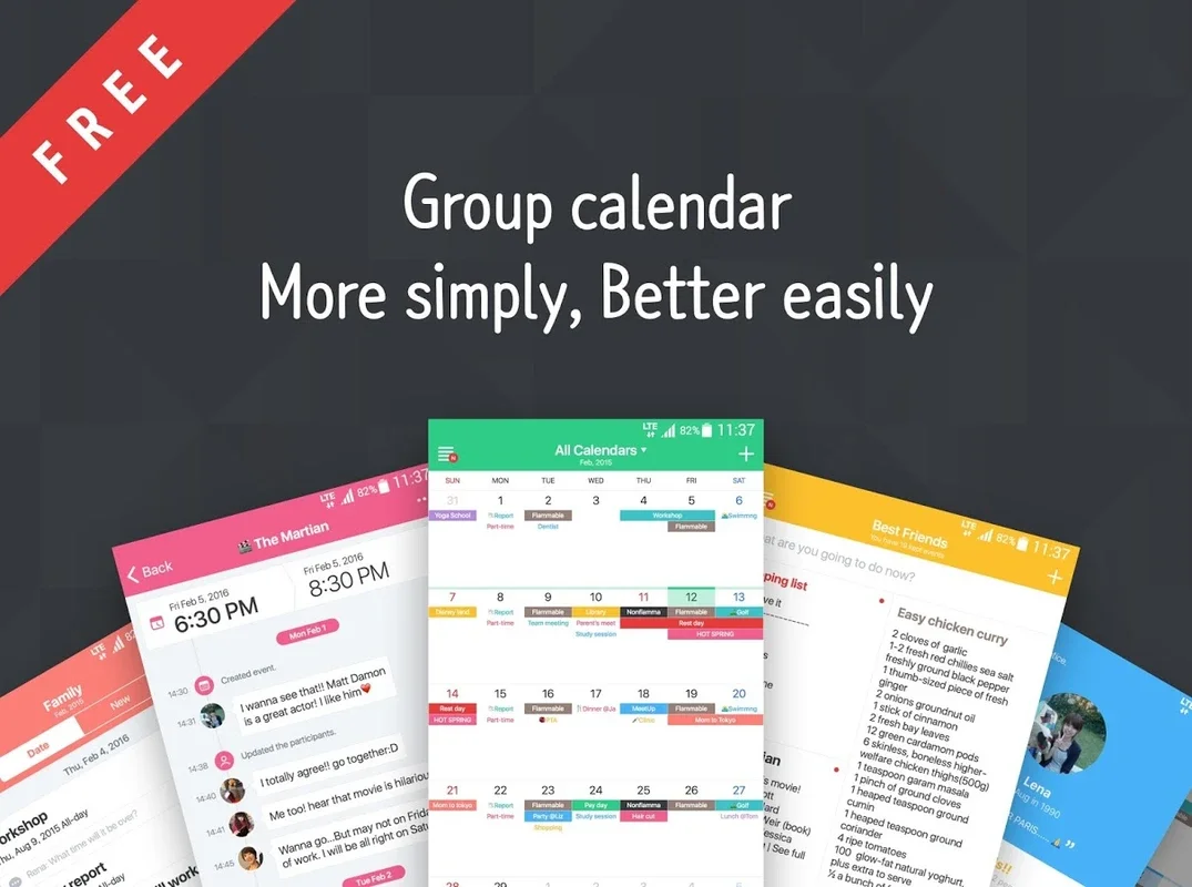 TimeTree for Android: Customizable Calendar Sharing