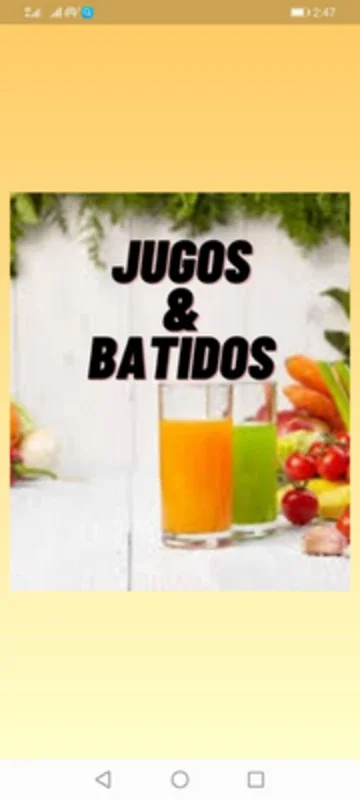 Jugos y Batidos for Android: Delicious Beverage Recipes