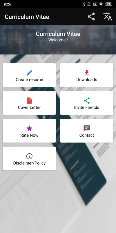 Curriculum Vitae for Android - Craft Professional CVs