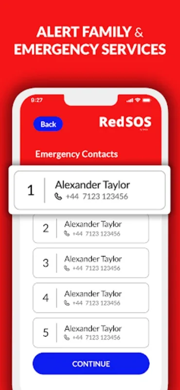 RedSOS for Android: Rapid Emergency Response