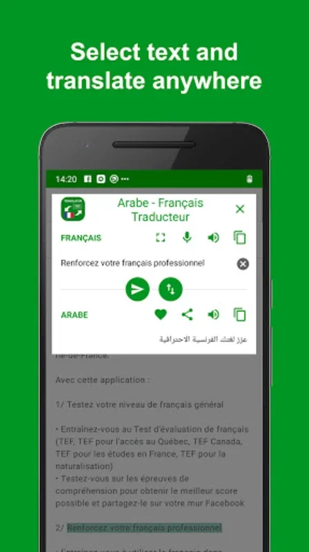 Arabic - French Translator for Android: Seamless Translations