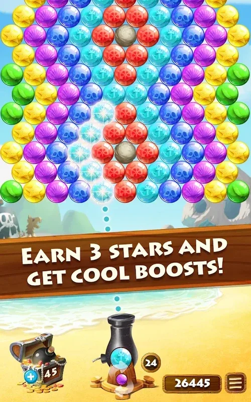 Bubbles Treasure for Android - Engaging Bubble Shooting