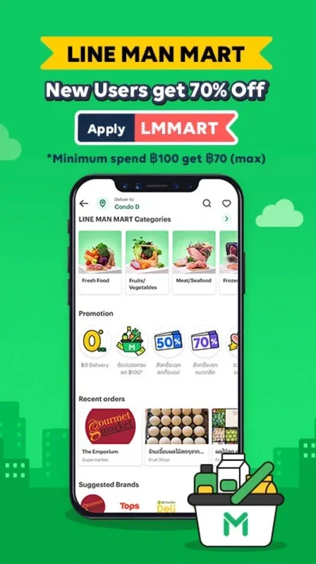 LINE MAN for Android - Order Delivery & Ride Easily