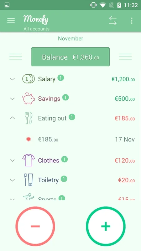 Monefy for Android: Simplify Your Money Management