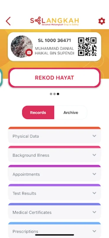 SELANGKAH for Android: Access Subsidized Health Services