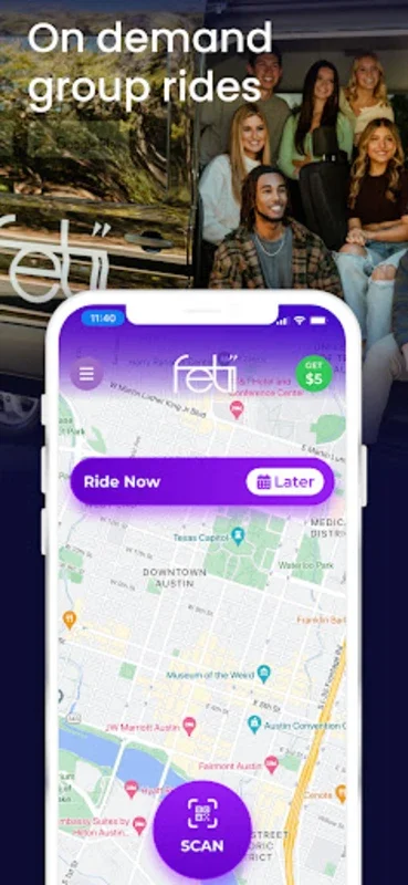 Fetii for Android - Seamless Group Transportation App