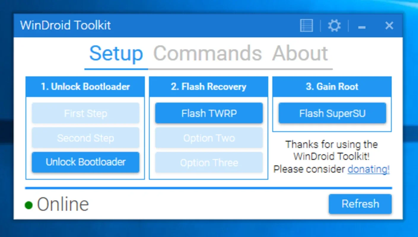 Windroid Toolkit for Windows - Manage Android from PC