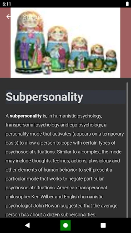 Psychological Concepts for Android - Explore the Human Mind