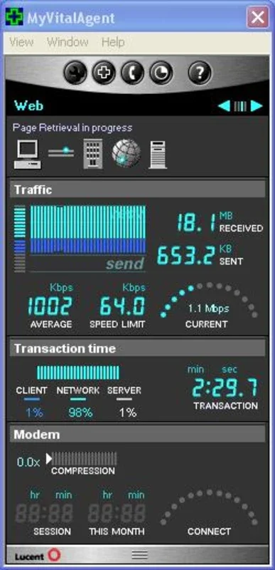 My Vital Agent for Windows - Monitor Your Internet Speed