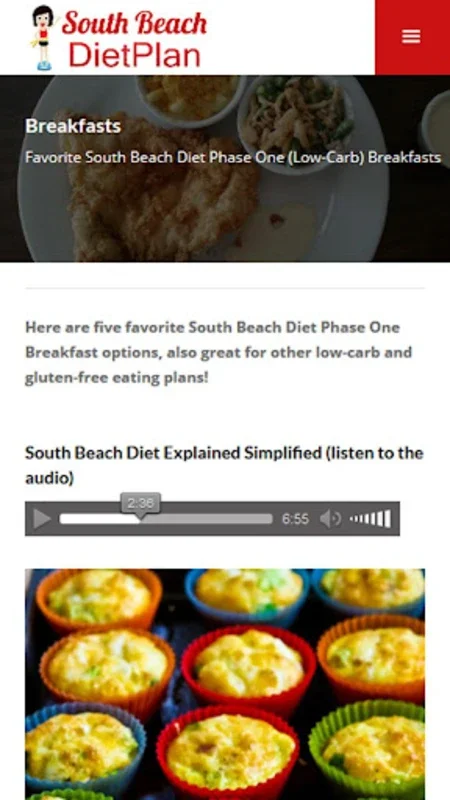 South Beach Diet for Android: A Healthy Diet App