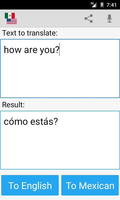 Mexican Translator for Android - No Downloading Needed