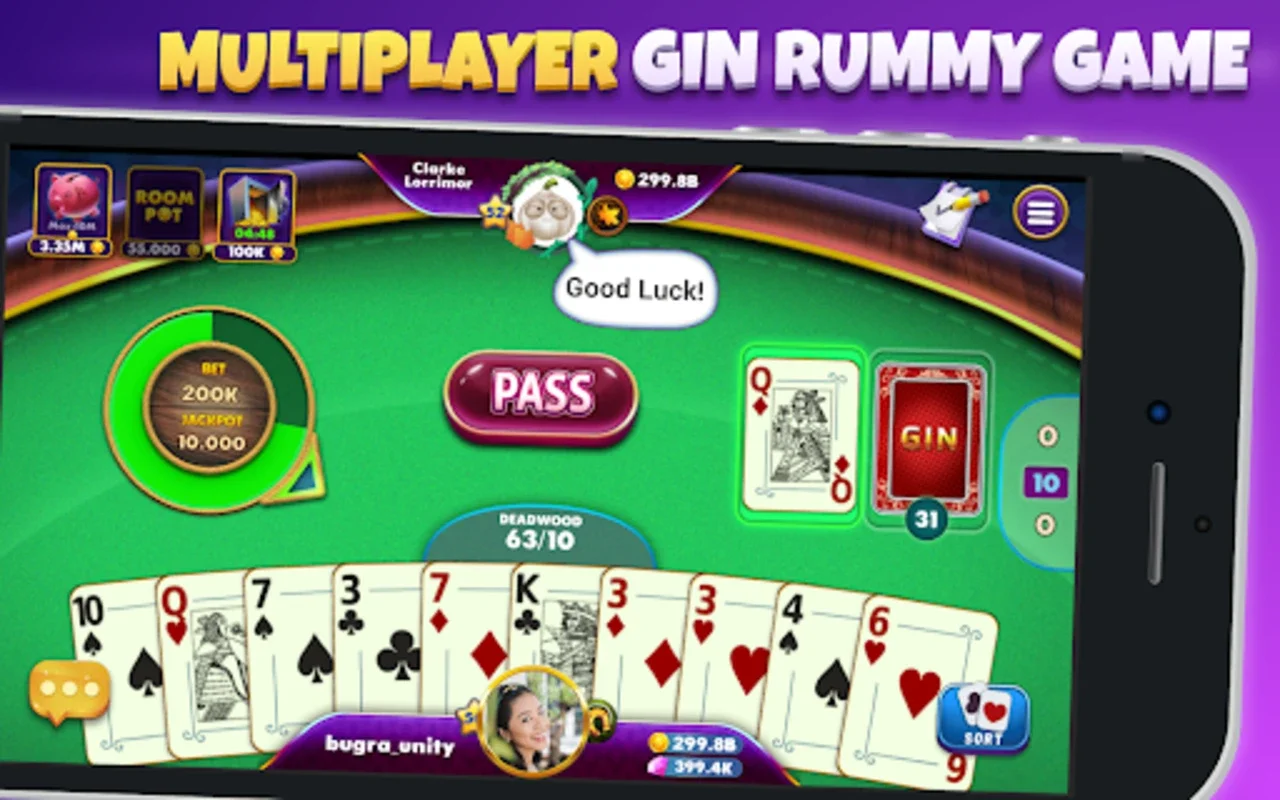 Gin Rummy - Classic Card Games for Android - No Downloading Required