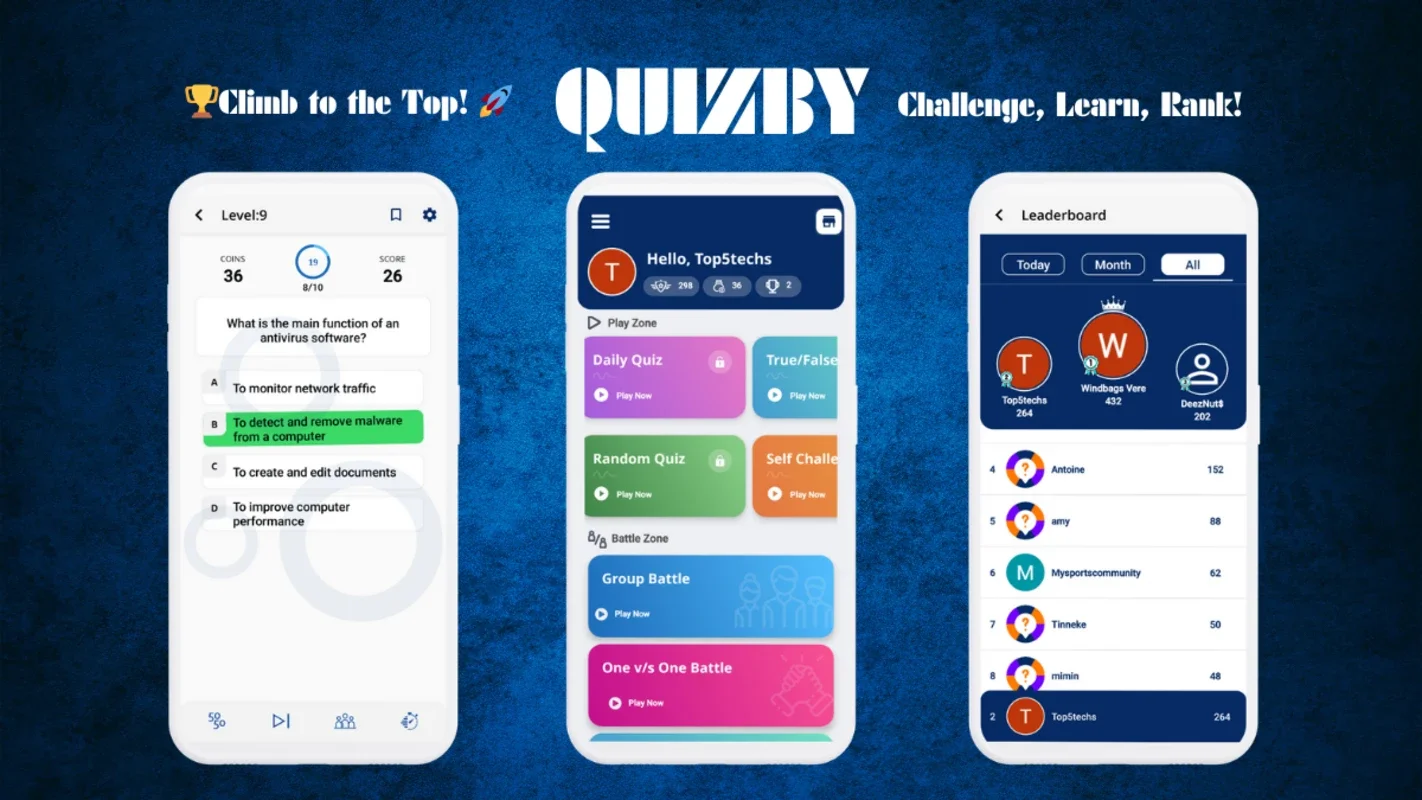 Quizby for Android: Engaging Quizzes at Your Fingertips