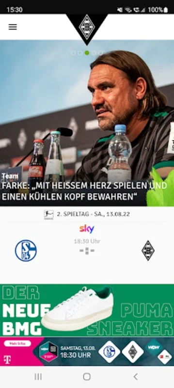 FohlenApp for Android: Stay Connected with Borussia Mönchengladbach