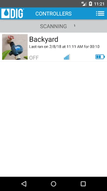 DIG BTT for Android - Manage Irrigation Remotely