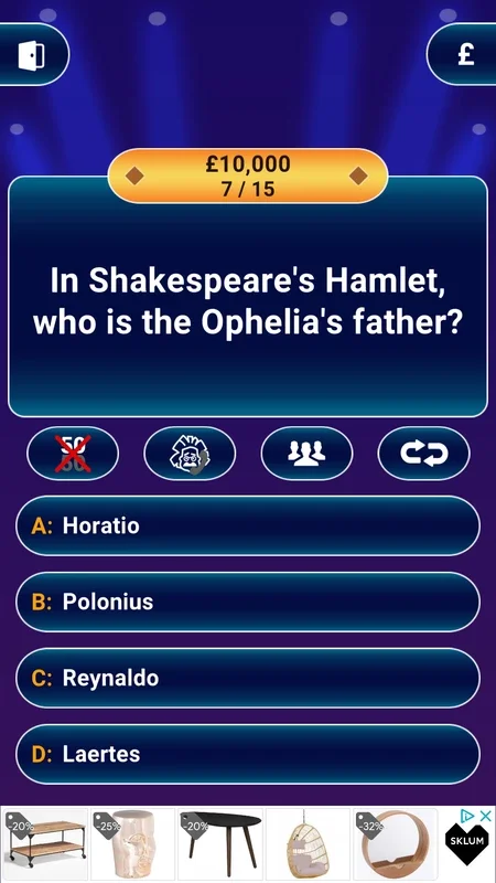 MILLIONAIRE TRIVIA Game Quiz for Android - Test Your Knowledge