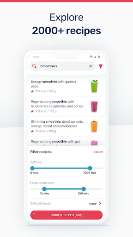 MultiLife Diet for Android: Personalized Nutrition