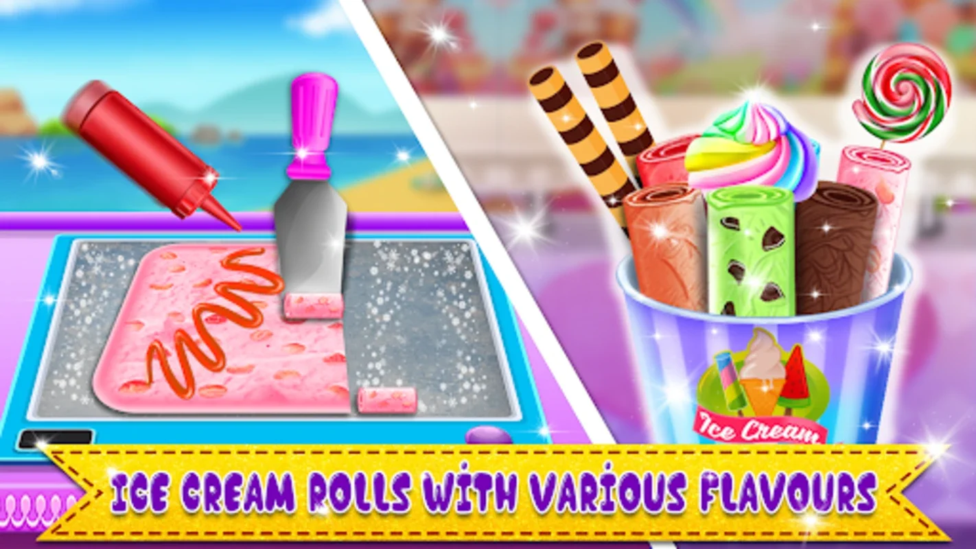 Ice Cream Roll: Cupcake Games for Android - Culinary Delight