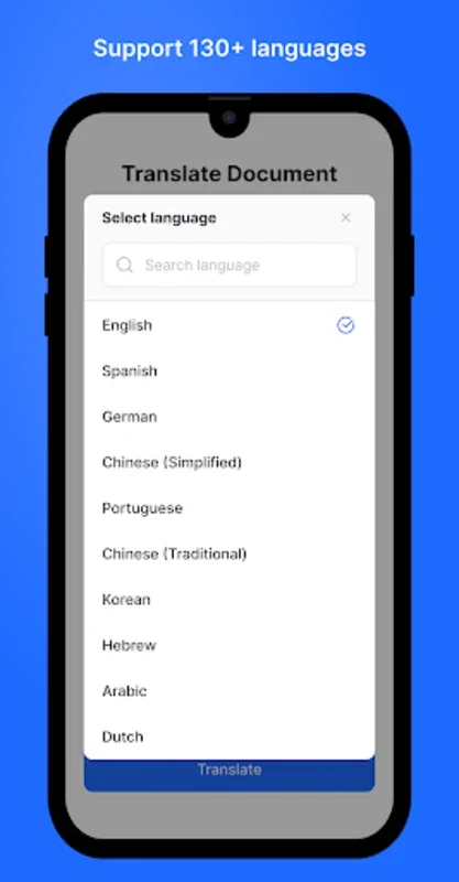 DeftPDF Document Translator for Android - Translate 130+ Languages