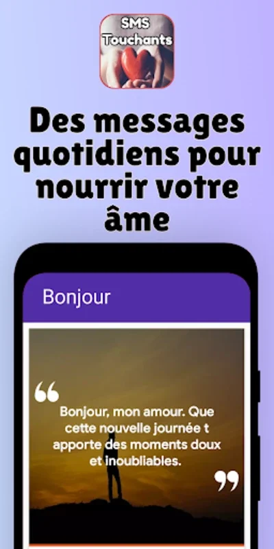 Messages touchants le cœur for Android - Share Heartfelt Messages