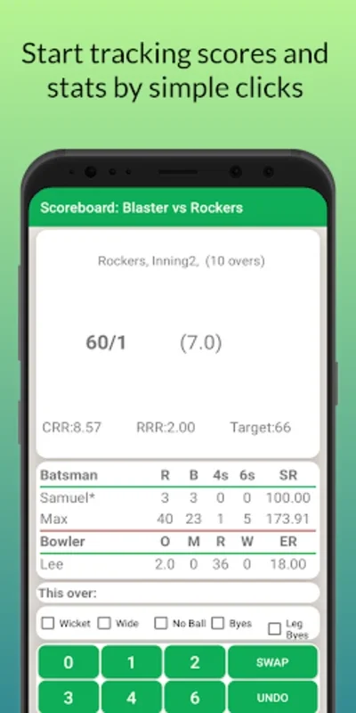 Crickcounter for Android - Track Cricket with Ease