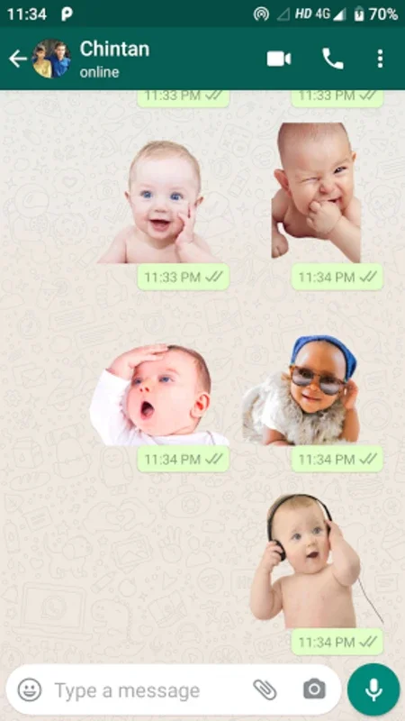 Cute Baby Stickers for Android - Enhance Your Chats