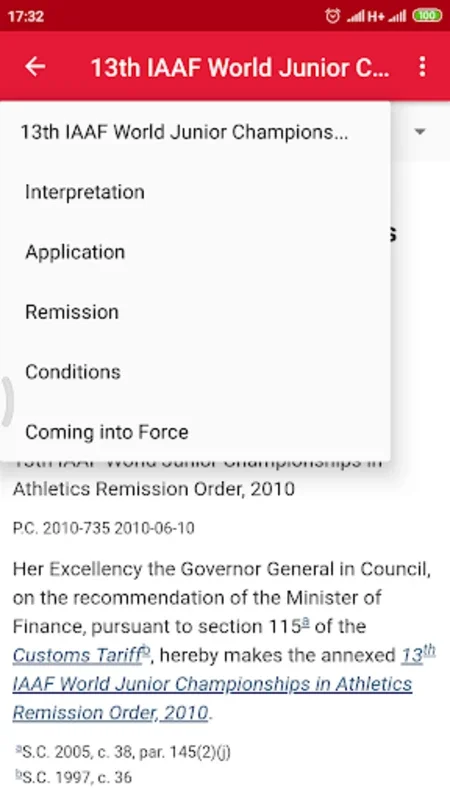 All Canadian Laws for Android - Offline Access to Legal Documents