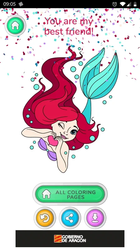 Girls Coloring Book for Android - Fun Coloring Experience