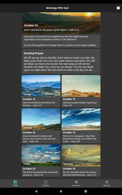 Mornings With God for Android - Spiritual Companion