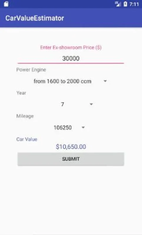 Car Value Estimator for Android - No Downloading Needed