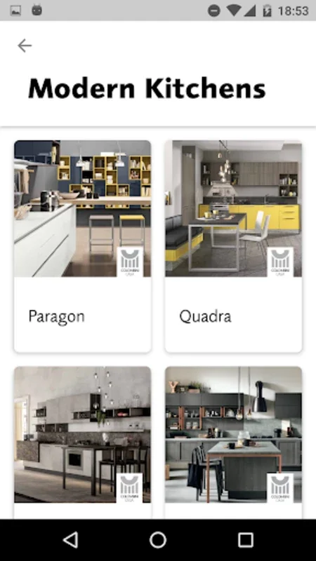 Colombini for Android: Explore Furniture Trends with Ease