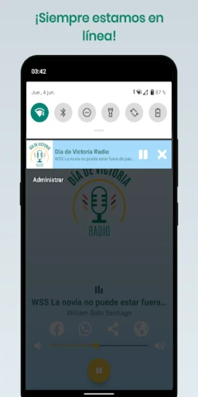 Radio Día de Victoria for Android - Enrich Your Faith