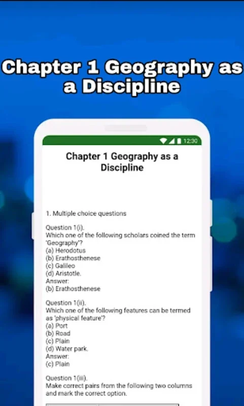 Class 11 Geography Notes & MCQ for Android: A Comprehensive Study Aid