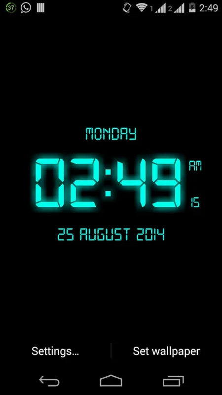 LED Digital Clock LiveWP for Android - Download the APK from AppHuts