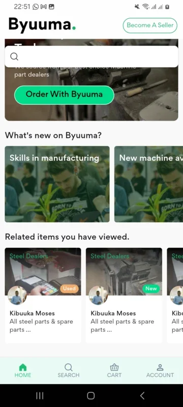 Byuuma for Android - Connecting Ugandan Businesses