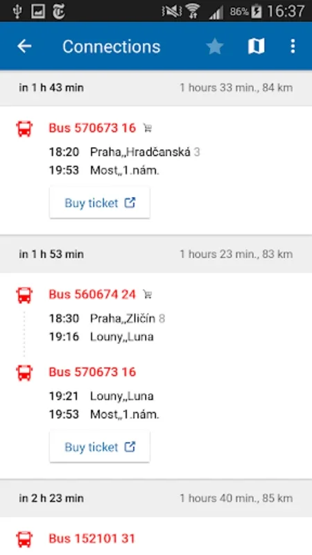 IDOS for Android: Simplify Public Transport Journeys