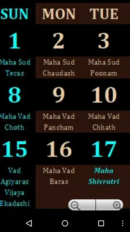 Gujarati Calendar 2014 for Android - Track Festivals Easily