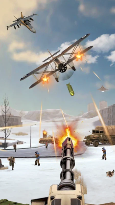 Jet Antiaircraft Attack Bomber for Android - Engaging Action