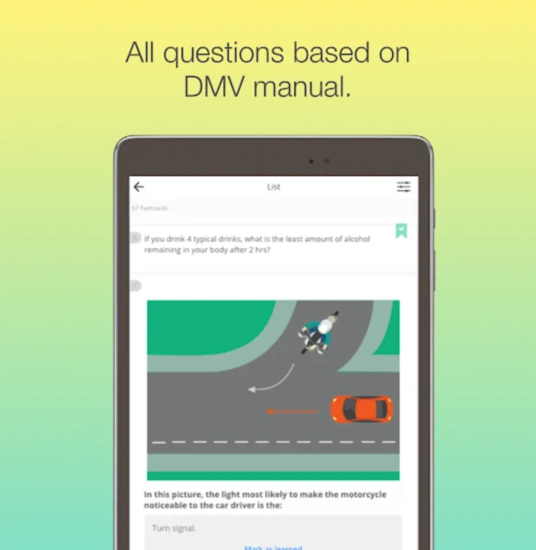 Driver Start CA for Android - Key to Passing DMV Tests