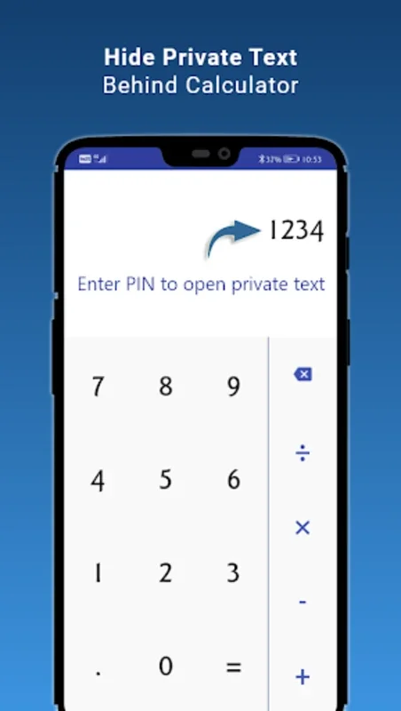 Calculator Pro+ - Private SMS for Android - Secure Text Messaging