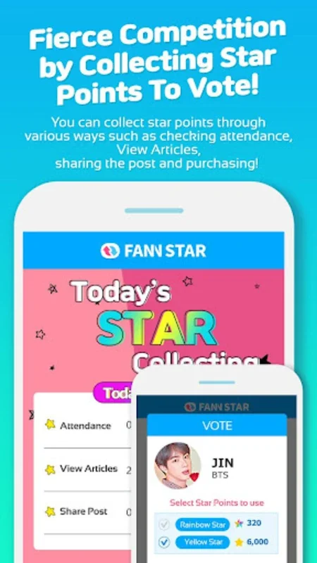 FAN N STAR for Android: Rank Your Favorite K-POP Idols