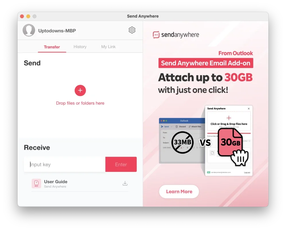 Send Anywhere for Mac - Download it for Free
