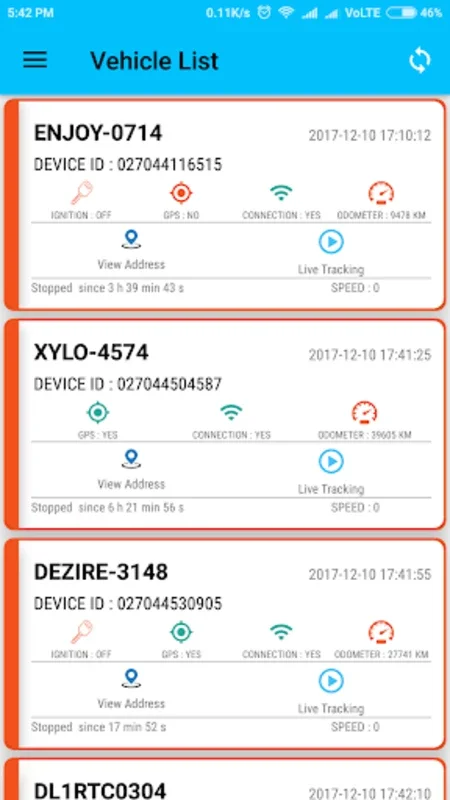 TrackMe2 for Android: Real-Time Vehicle Tracking