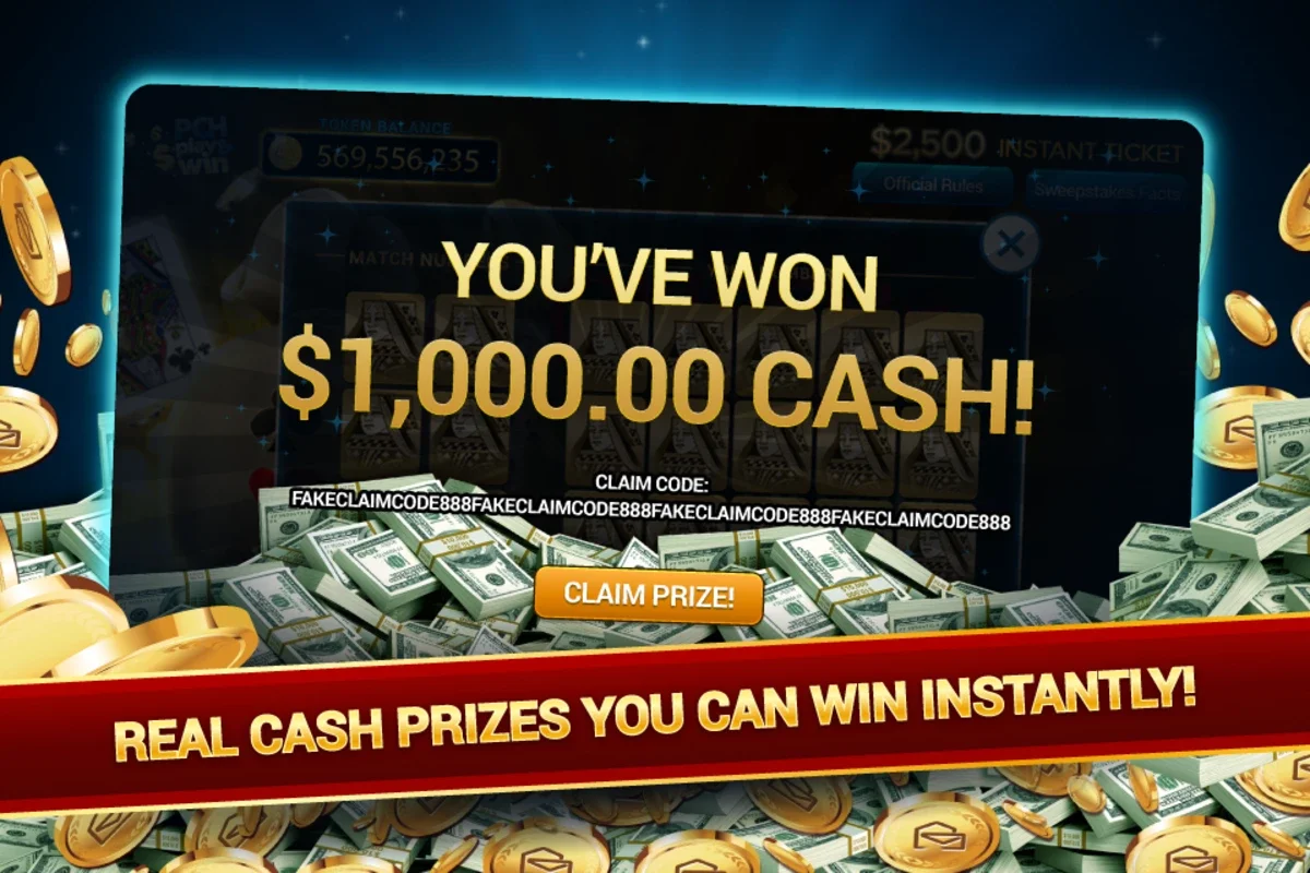 PCH Play and Win on Android: Win Cash with Exciting Games