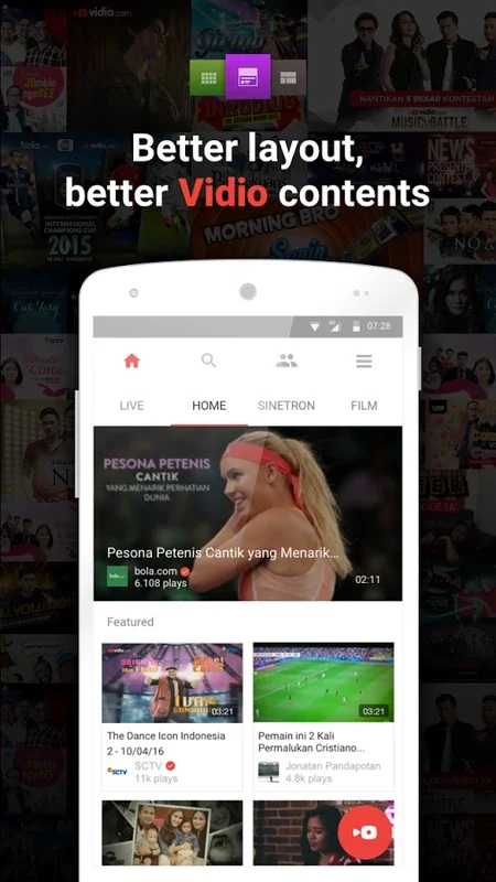 Vidio for Android - Enjoy Endless Videos